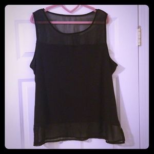 Beautiful CATO Woman 22/24 black tank